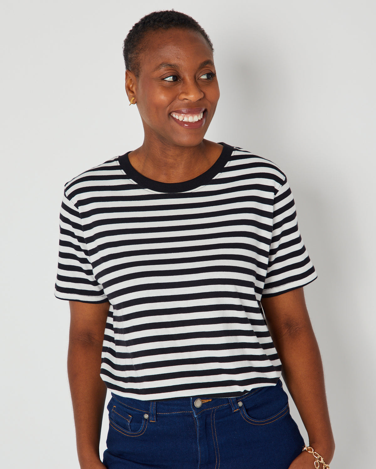 Donna Tshirt Striped