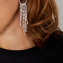 Fringe Tassel Earrings Gold