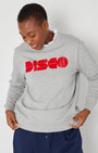 Bonnie Long Sleeve Ruffle Edge Top White styled under disko kids DISCO sweatshirt