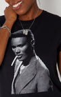 Pull Up To The Disco Candi Tshirt Black grace jones inspired graphic tshirt close up