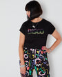 Black Disco Embellished Tshirt Disko Kids Womenswear