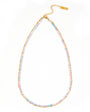 Layered chain necklace beaded gold jewellery disko kids music lover gift