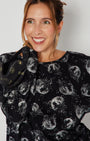 Disco Ball Cotton Pyjama Set close up of top