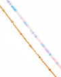 Layered chain necklace beaded gold jewellery disko kids music lover gift