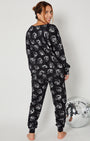 Disco Ball Cotton Pyjama Set showing the full set from the back
