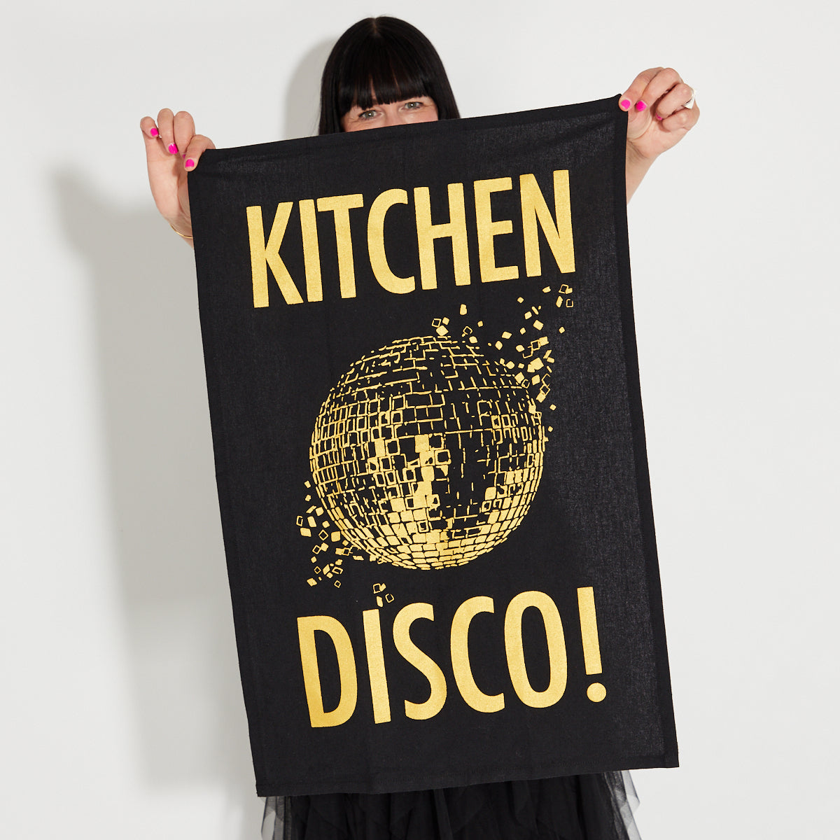 Kitchen Disco Tea towel - Disko Kids 