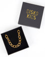 Gold chunky chain bracelet t bar closure womens jewellery disko kids