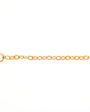 Gold chunky chain bracelet t bar closure womens jewellery disko kids