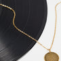 Disco Ball Pendant Gold