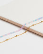 Layered chain necklace beaded gold jewellery disko kids music lover gift