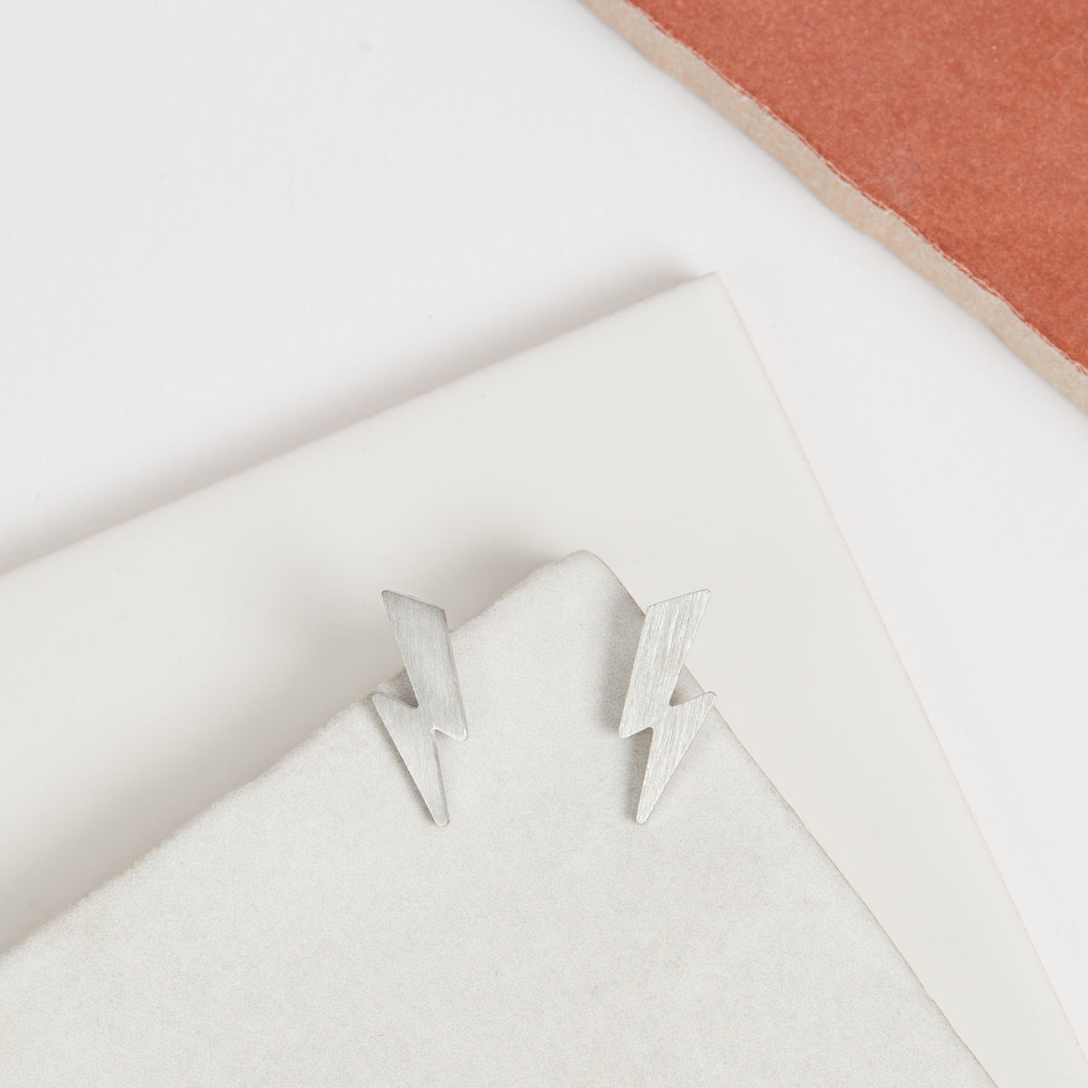 Silver Lightning Bolt Earrings Gift Disko Kids Music Inspired