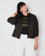 Black & Gold cotton Reversible Jacket, festival  -Disko Kids