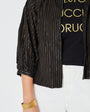 Black & Gold cotton Reversible Jacket, festival  -Disko Kids