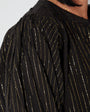 Black & Gold cotton Reversible Jacket, festival  -Disko Kids