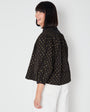 Black & Gold cotton Reversible Jacket, festival  -Disko Kids