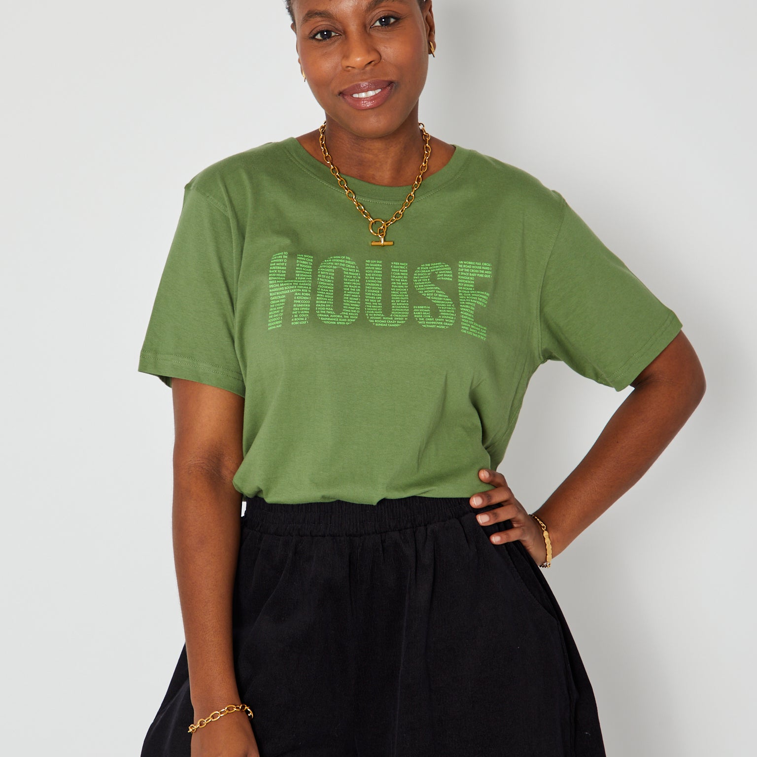 HOUSE Donna Tshirt Olive