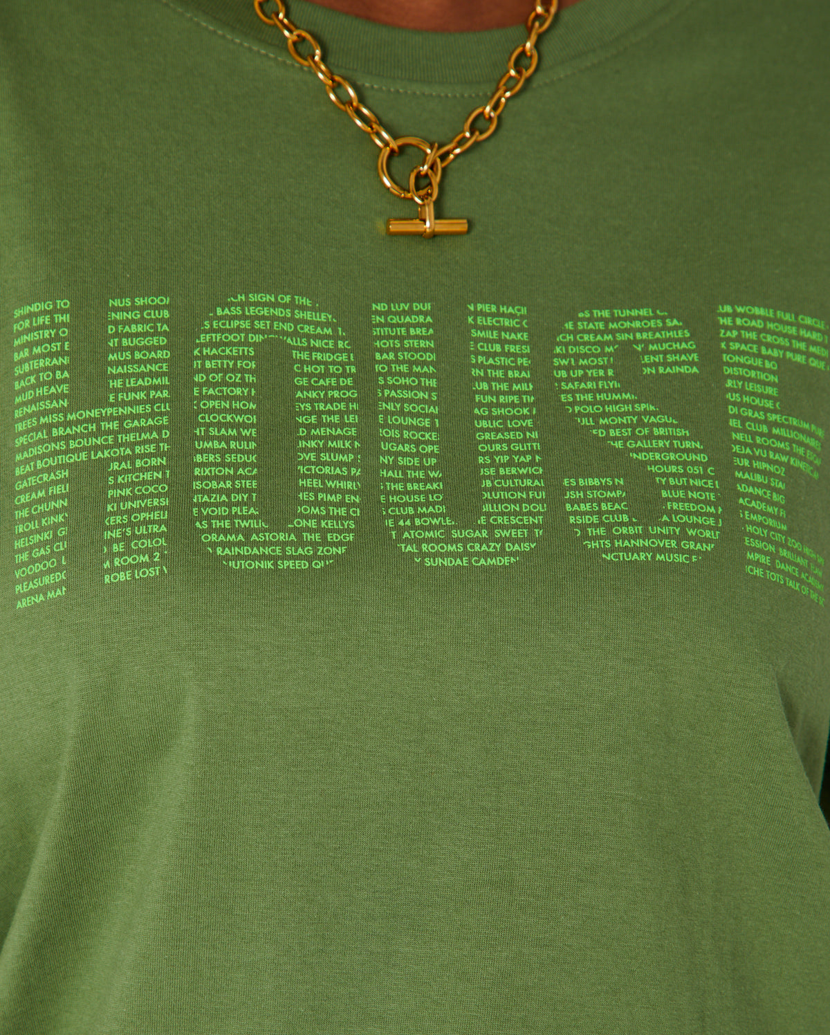 HOUSE Donna Tshirt Olive