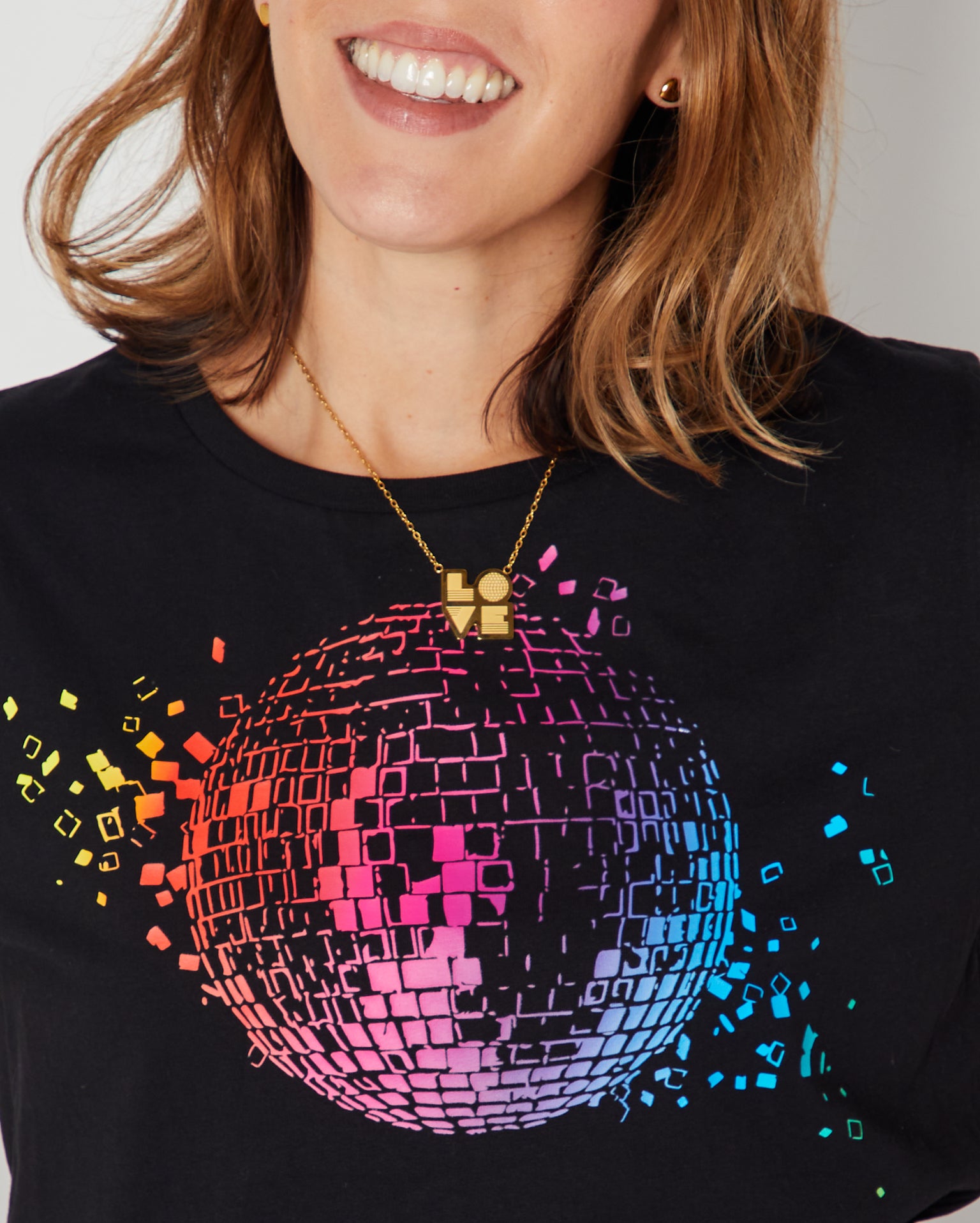 Disco Down Candi Tshirt Rainbow