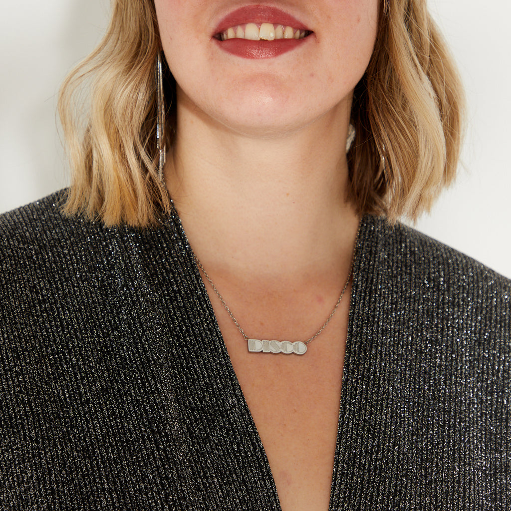 Small Disco Pendant necklace - Disko Kids