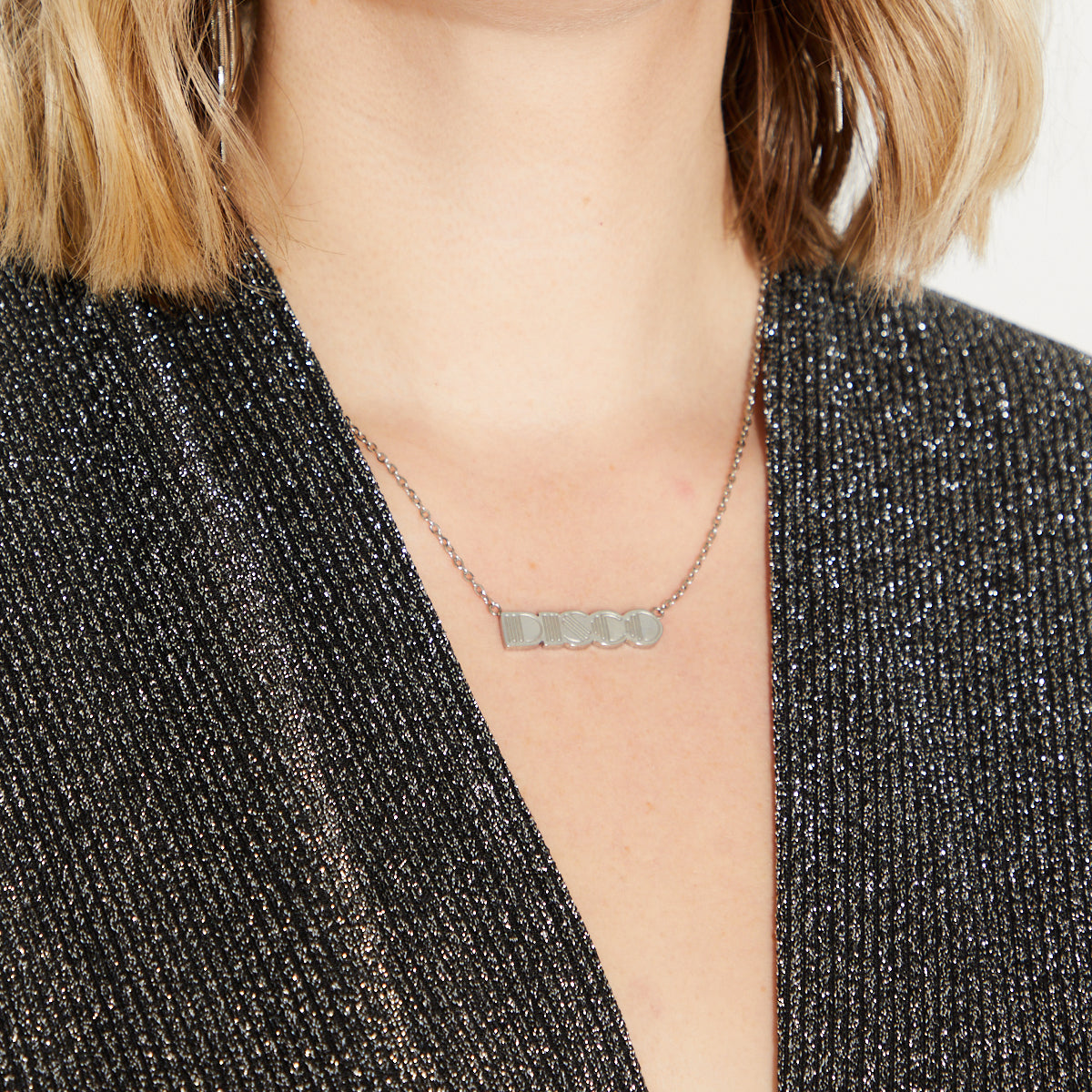 Small Disco Pendant necklace - Disko Kids