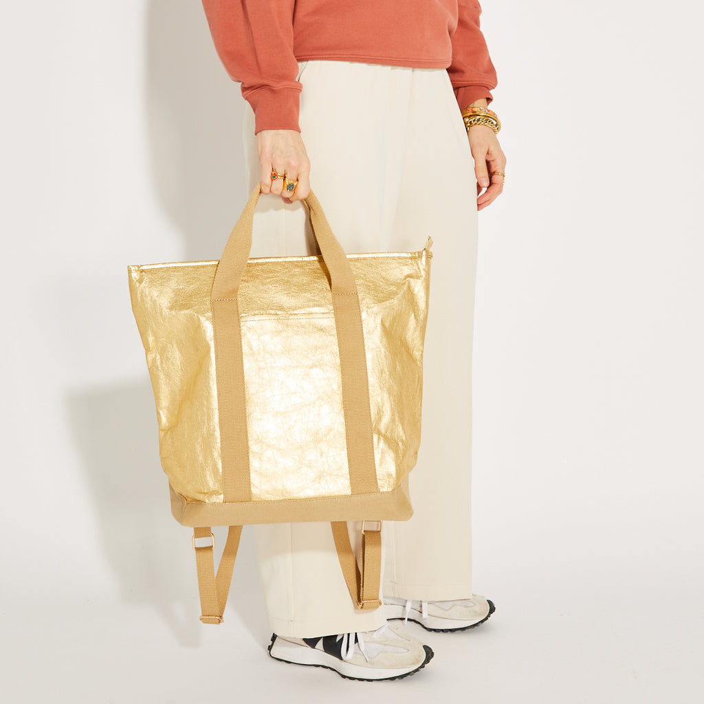 Gold Backpack front