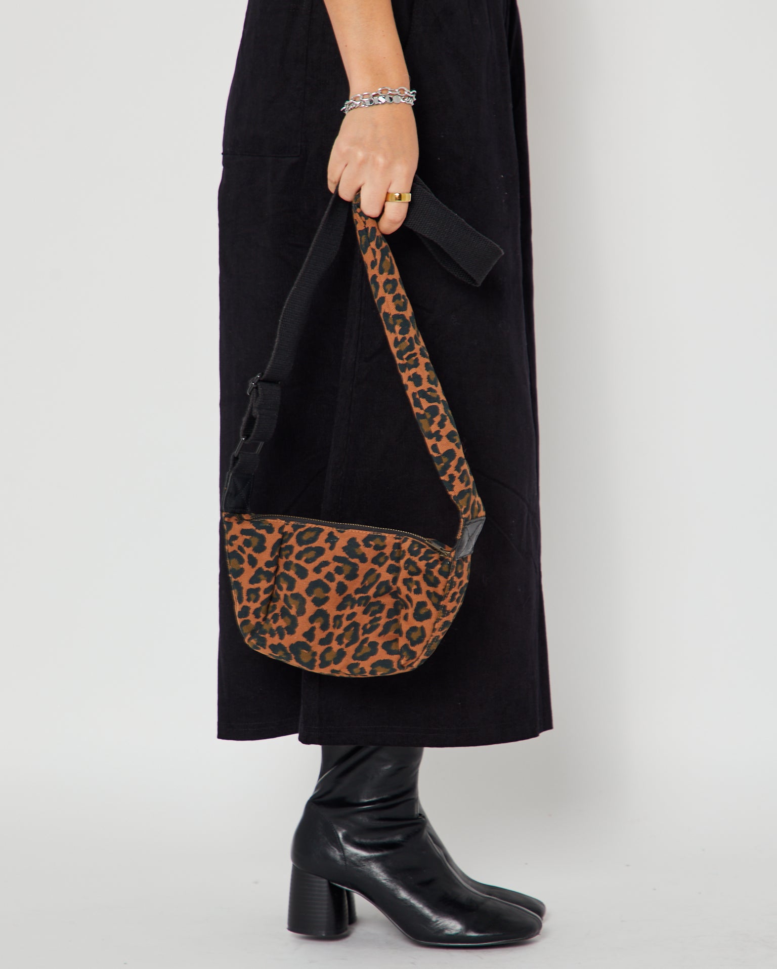 Mini Leopard Print Crossbody Bag styled for autumn