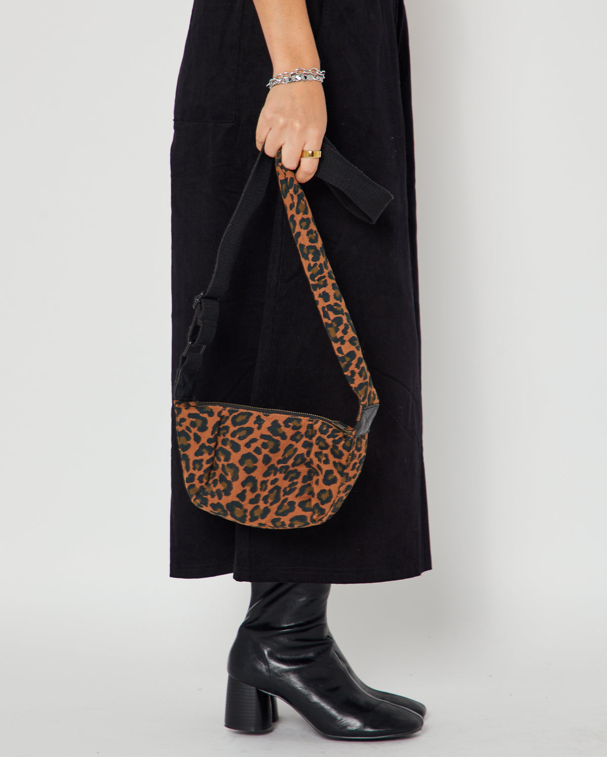 Mini Leopard Print Crossbody Bag styled for autumn