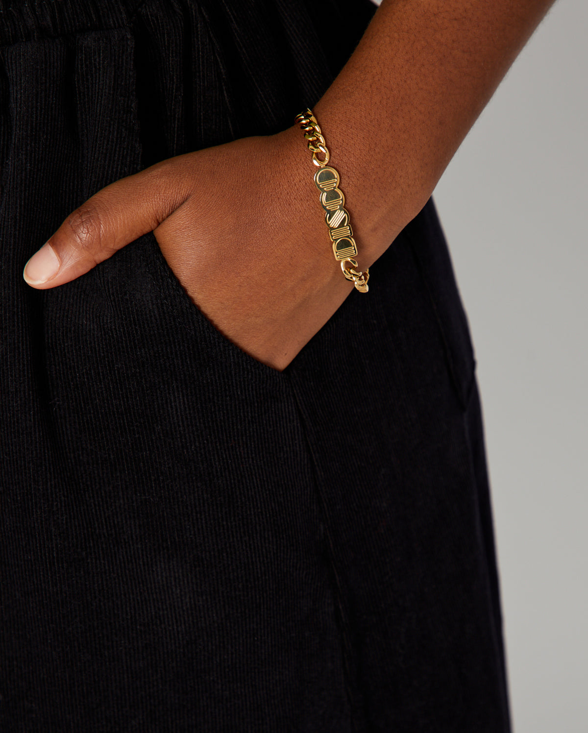 Disco Bracelet Gold