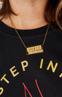 Music Is The Answer Pendant Gold