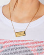 Music Is The Answer Gold Pendant Disko Kids 