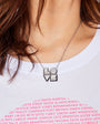 Love Is silver pendant necklace - Disko Kids