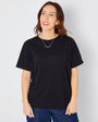 Classic Black Tshirt true fit basics Disko Kids Womenswear