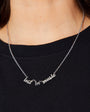 lost in music pendant gift for music lover