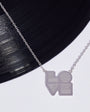 Love Is silver pendant necklace - Disko Kids
