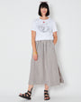 Disco Down White Tshirt Shattered Disco Ball Design with a stripe skirt Disko Kids 