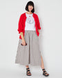 Stripe cotton a line skirt summer festival disko kids 