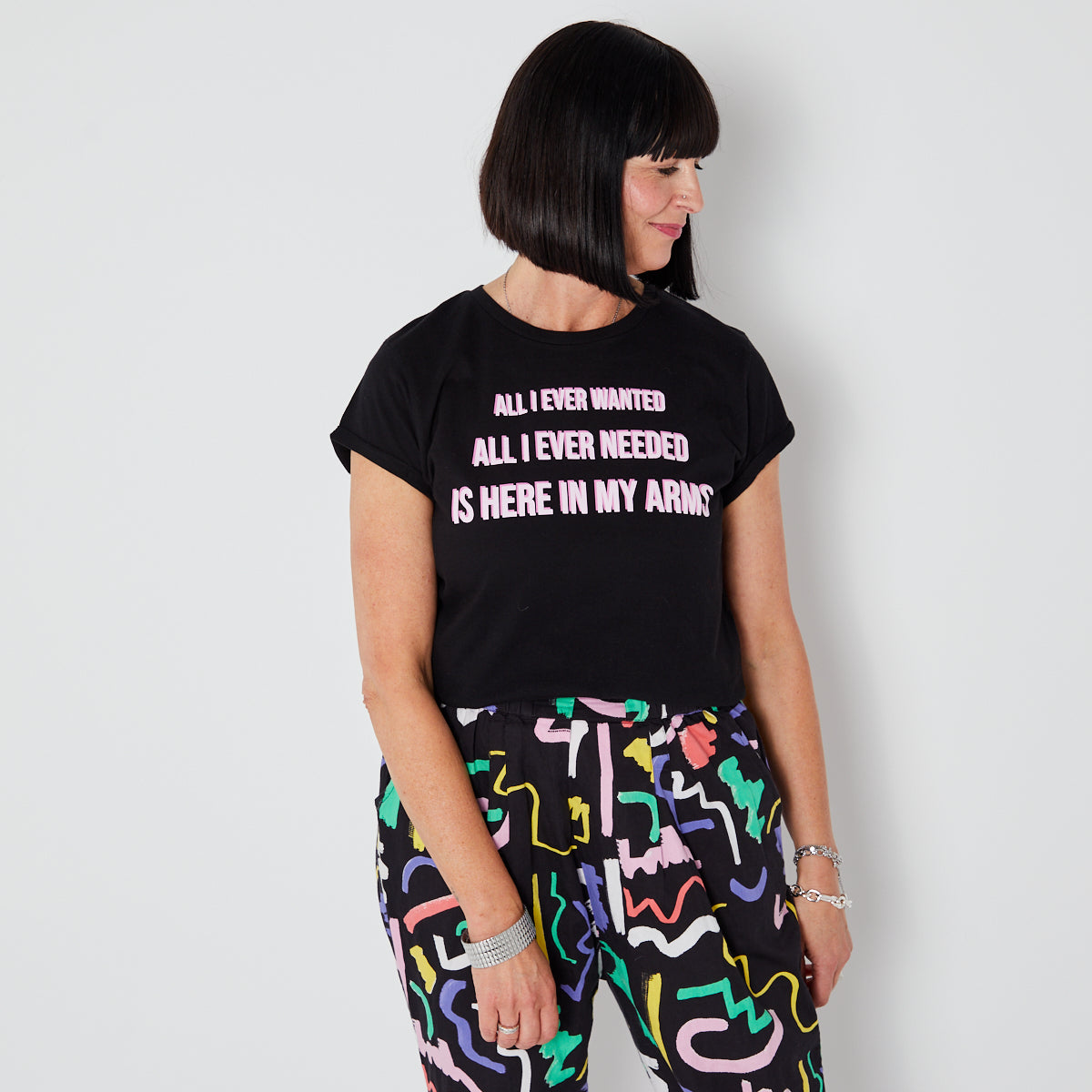 Enjoy the silence - All I ever wanted tshirt Depeche Mode Black Tshirt - Disko Kids 