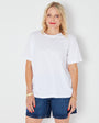 Classic White Tshirt true fit basics Disko Kids Womenswear