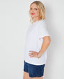 Classic White Tshirt true fit basics Disko Kids Womenswear