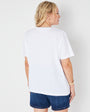 Classic White Tshirt true fit basics Disko Kids Womenswear