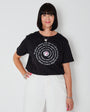 Brothers, Sisters Promised Land graphic design tshirt with white & pink ink- Disko Kids