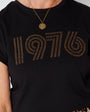 1976 embellished tshirt  Disko Kids