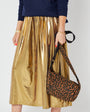 Disko Kids Gold Metallic Skirt Festival Holiday Summer A line skirt