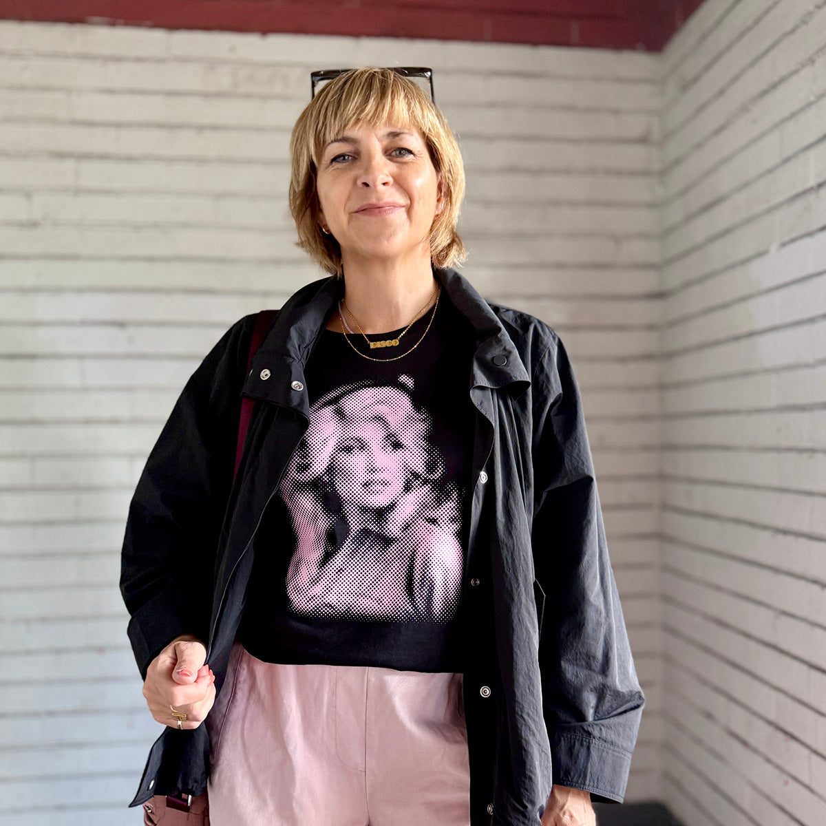Dolly Dots Candi Tshirt Black