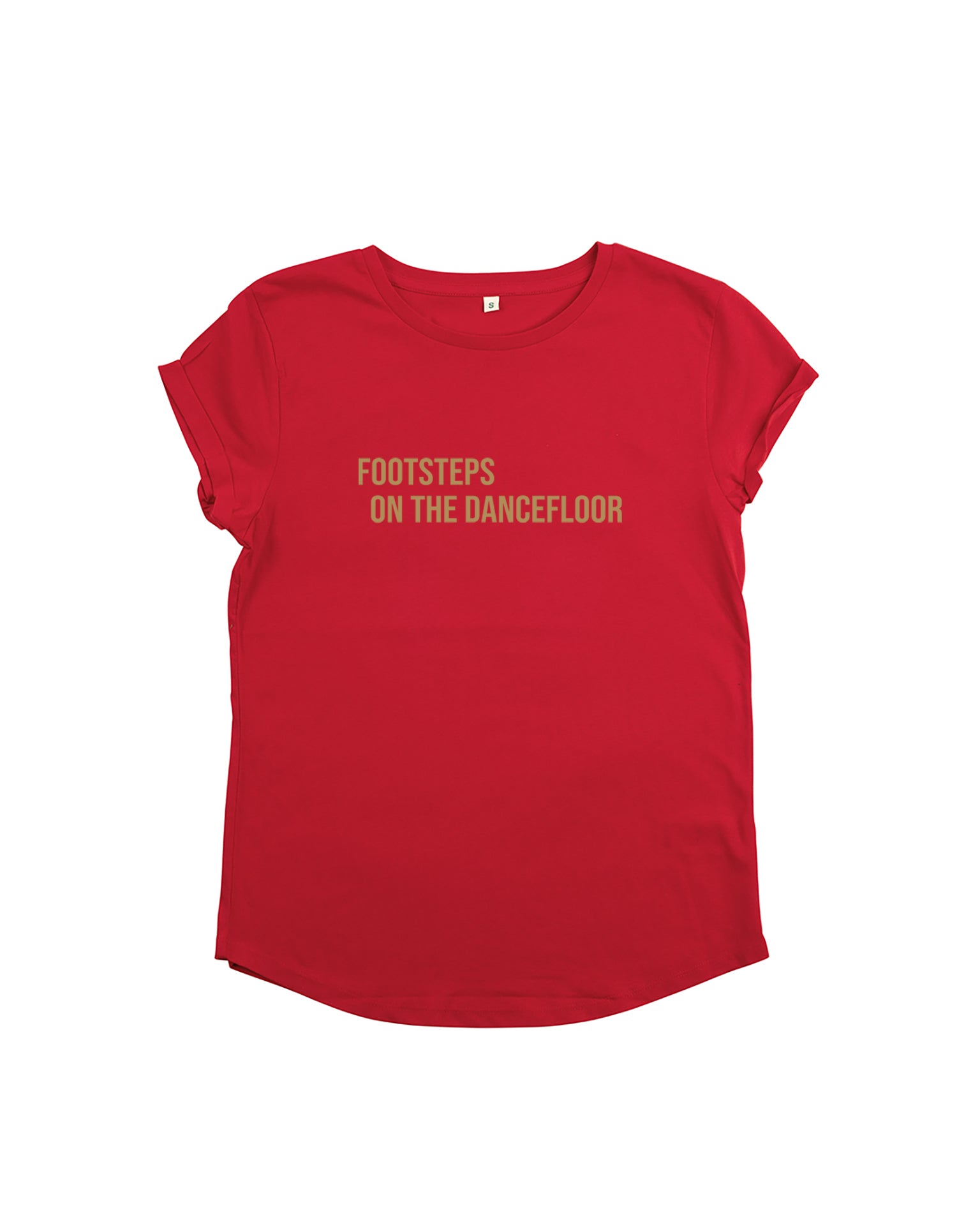 Footsteps Candi Tshirt Red & Gold