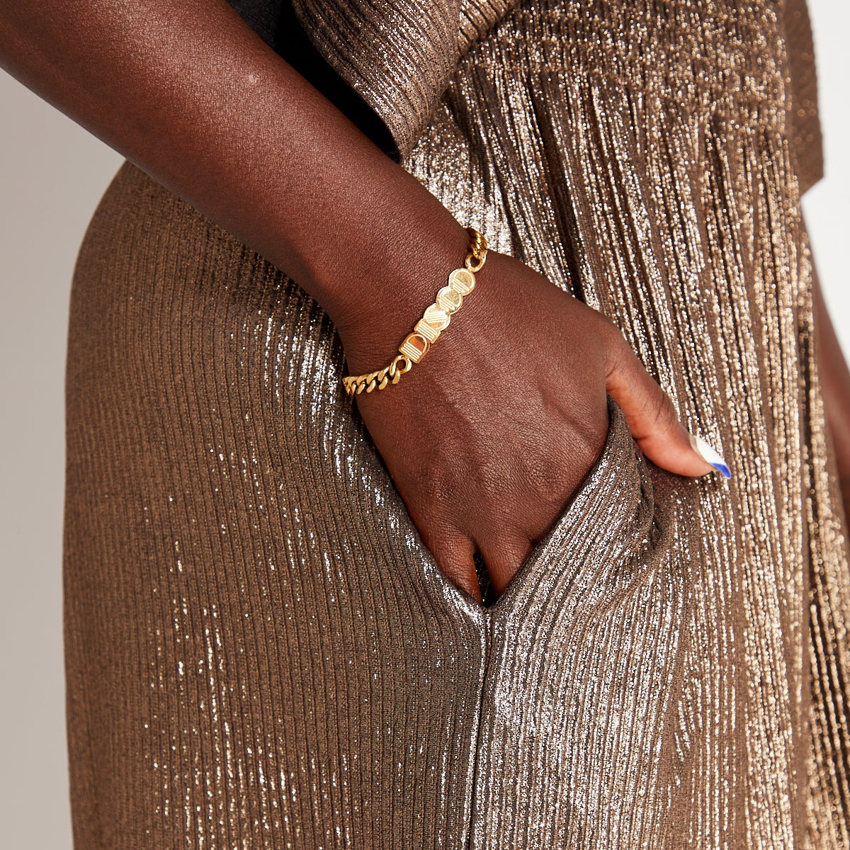 Disco Bracelet Gold Disko Kids 