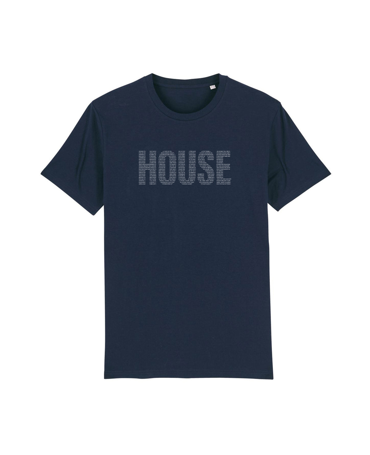 navy mens tshirt with the word house on the front - house music tshirt
