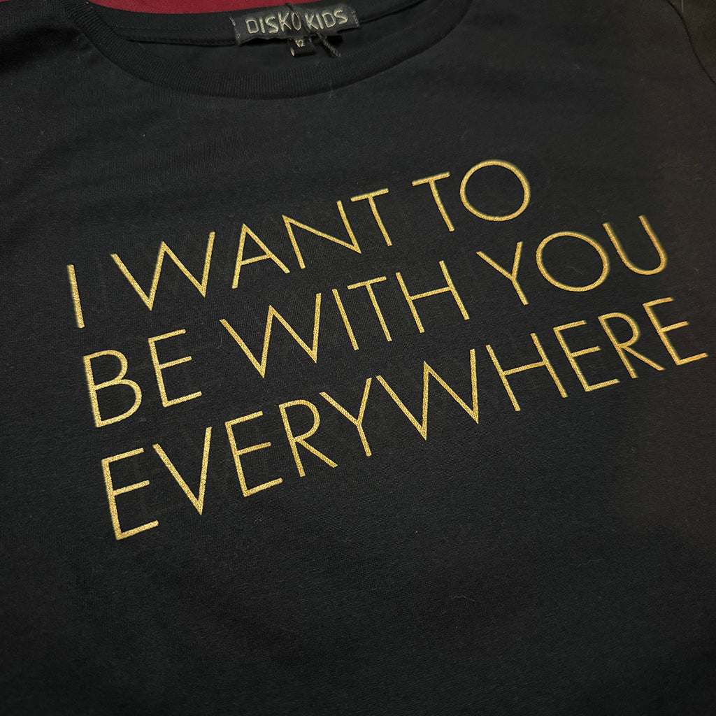 black womens tshirt Everywhere Fleetwood Mac