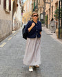 Stripe cotton a line skirt summer festival disko kids 