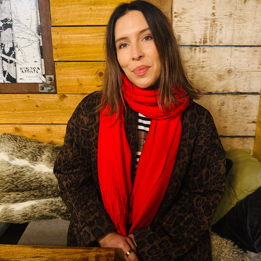 Red Womens Scarf
